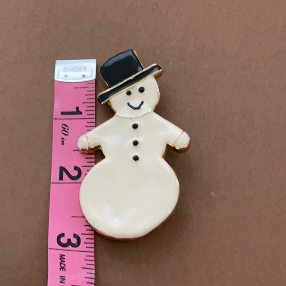 SNOWMAN BROOCH - Picture 5 of 5
